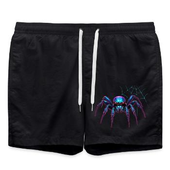 Spider - Swim Trunks - black - Front - AI Model Male 185 light (185cm)