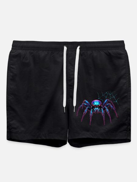 Spider - Badeshorts - Schwarz