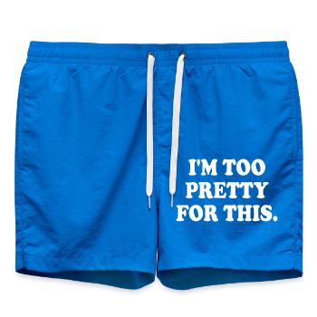 IM TOO PRETTY FOR THIS - Short de bain - cobalt blue - Devant