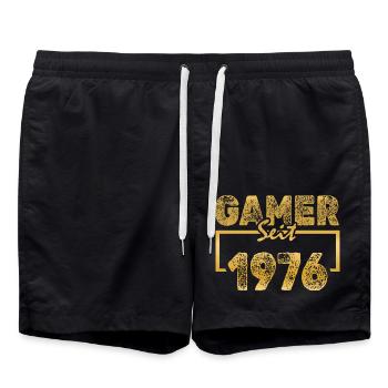 PC 1976 - Badeshorts - Schwarz - Vorne - AI Model Male 185 light (185cm)