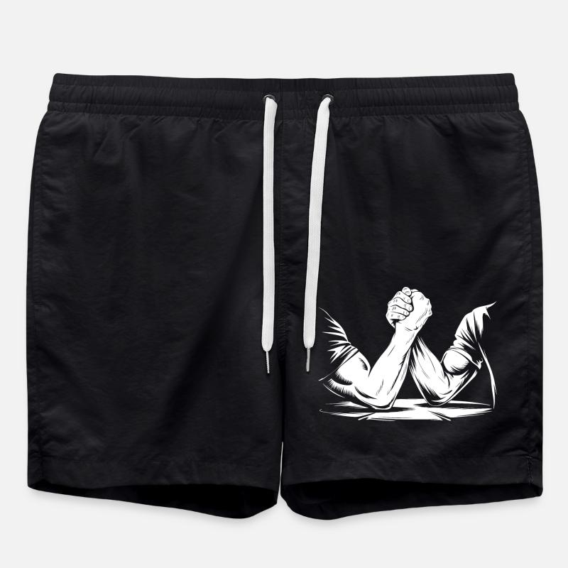 Arm wrestling - Swim Trunks - black