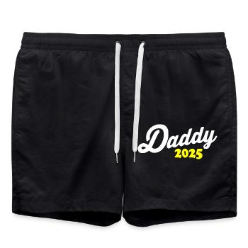 Daddy 2025 - Short de bain - noir - Devant - AI Model Male 185 light (185cm)