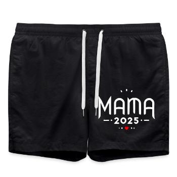 Mama 2025 - Short de bain - noir - Devant - AI Model Male 185 light (185cm)