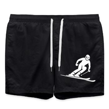 Skieurs - Short de bain - noir - Devant - AI Model Male 185 light (185cm)