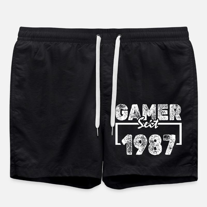 1987 - Swim Trunks - black
