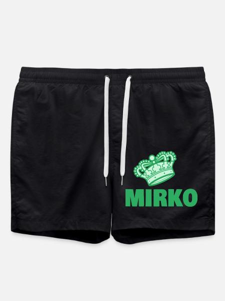 Mirko as a first name - Swim Trunks - black