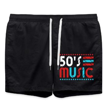 Sock Hop - Badeshorts - Schwarz - Vorne - AI Model Male 185 light (185cm)