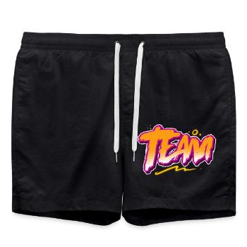 Team - Swim Trunks - black - Front - AI Model Male 185 light (185cm)