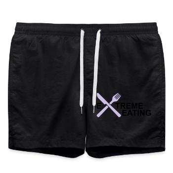 essen - Badeshorts - Schwarz - Vorne - AI Model Male 185 light (185cm)