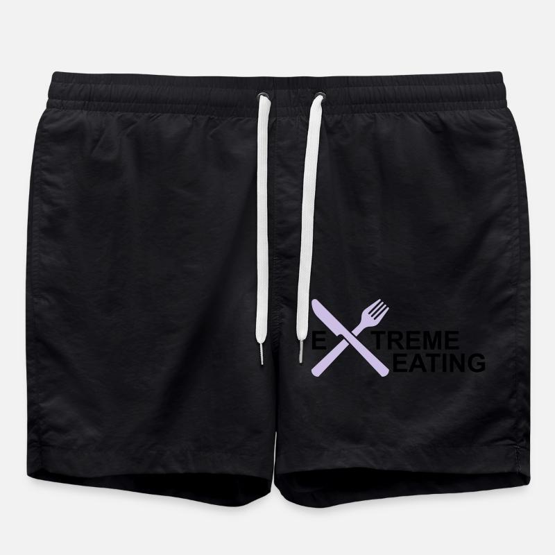 essen - Badeshorts - Schwarz
