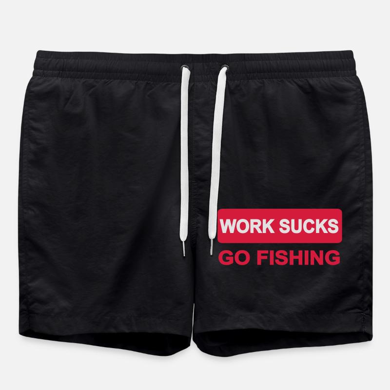 angling - Swim Trunks - black
