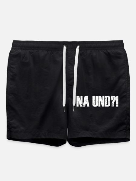 Na UND - Badeshorts - Schwarz