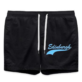 Édimbourg - Short de bain - noir - Devant - AI Model Male 185 light (185cm)