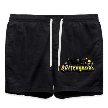Hüttengaudi, top dog - Short de bain - noir - Devant - AI Model Male 185 light (185cm)