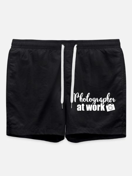 Photographer at work - Swim Trunks - black