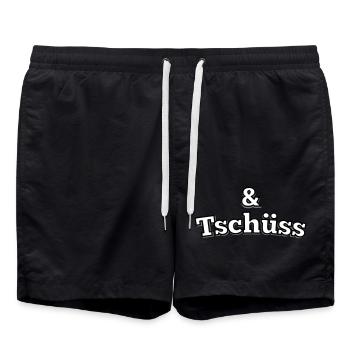 et au revoir - Short de bain - noir - Devant - AI Model Male 185 light (185cm)