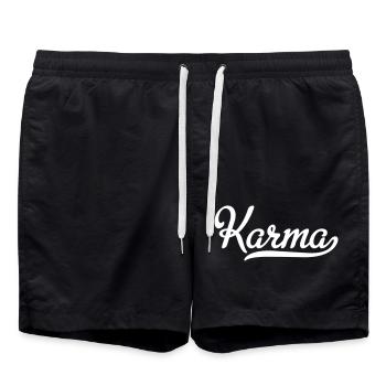 karma - Short de bain - noir - Devant - AI Model Male 185 light (185cm)