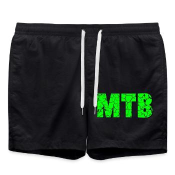 VTT - Short de bain - noir - Devant - AI Model Male 185 light (185cm)