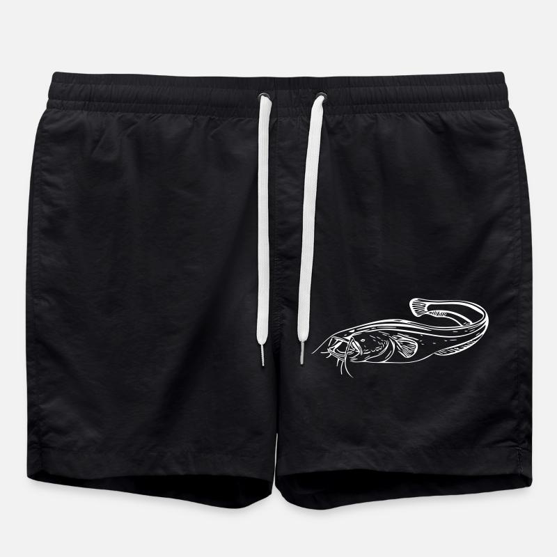 Wels - Angler - Badeshorts - Schwarz