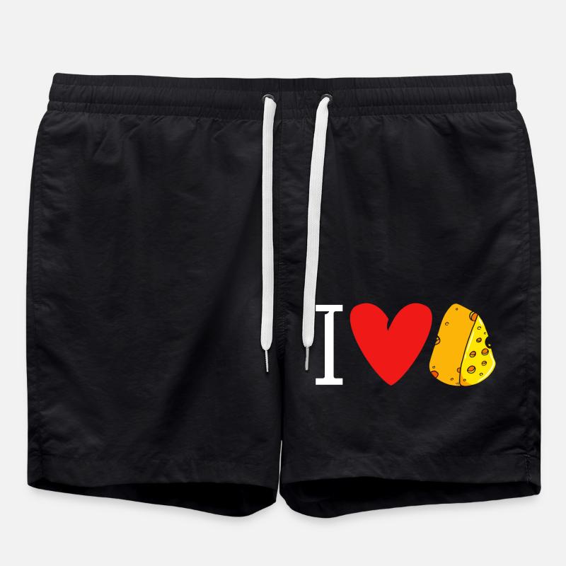 Fromage J’aime le fromage - Short de bain - noir