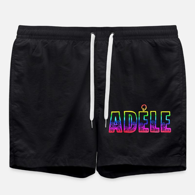 adéle rs arc-en-ciel - Short de bain - noir