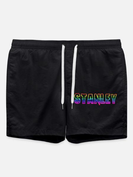 stanley rs regenbogen - Badeshorts - Schwarz