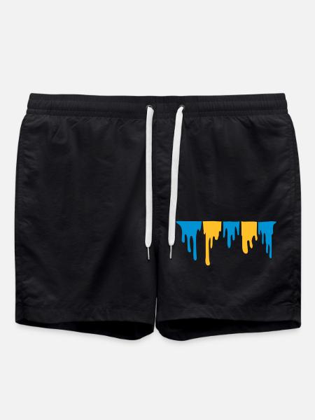 Dripping sticky mucus - Swim Trunks - black