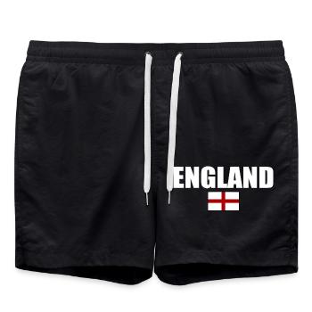 England - Swim Trunks - black - Front - AI Model Male 185 light (185cm)