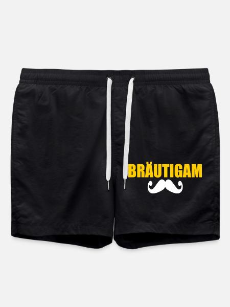 Bräutigam - Badeshorts - Schwarz