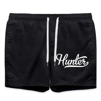 Hunter - Swim Trunks - black - Front - AI Model Male 185 light (185cm)