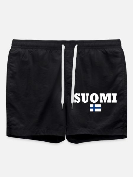 Suomi - Swim Trunks - black