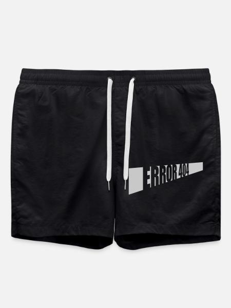 Verbindung Error 404 Netzwerk - Badeshorts - Schwarz
