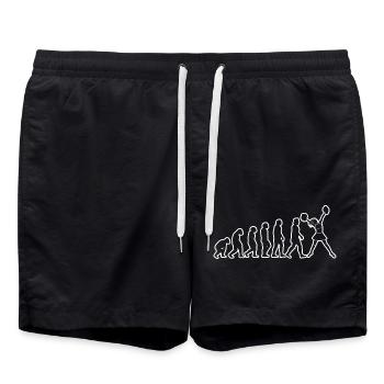 Cheerleader Cheerleader Gift Cheerleading - Swim Trunks - black - Front - AI Model Male 185 light (185cm)