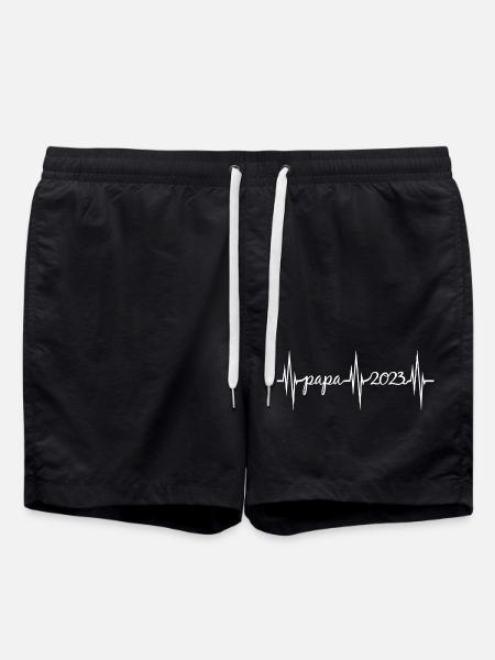 Dad 2023, Become a father, Parents, Pregnancy - Swim Trunks - black