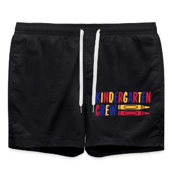 Wax Crayon Kindergarten Crew Crayon - Swim Trunks - black - Front - AI Model Male 185 light (185cm)