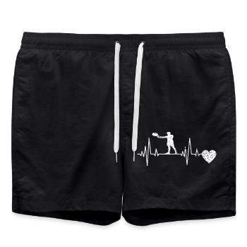 Tennis Tennis Club Raquettes de tennis Joueurs de tennis - Short de bain - noir - Devant - AI Model Male 185 light (185cm)