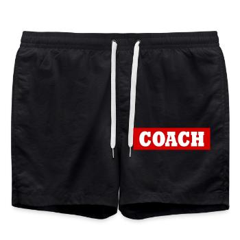 Coach - Short de bain - noir - Devant - AI Model Male 185 light (185cm)