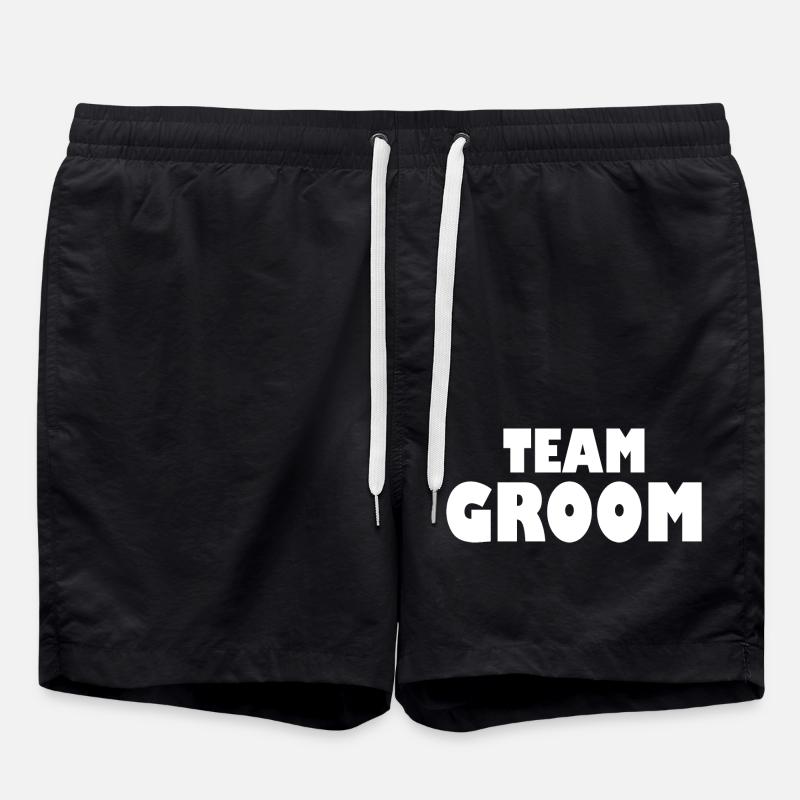 Team groom - Short de bain - noir