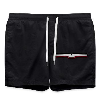 Ouvrir le livre Pages ouvertes - Short de bain - noir - Devant - AI Model Male 185 light (185cm)