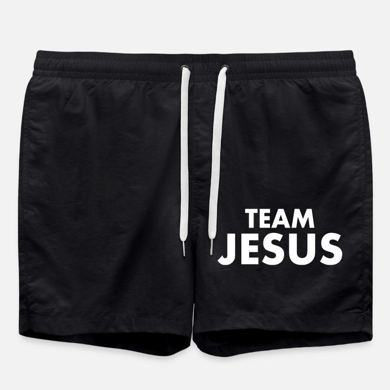 Team jesus - Swim Trunks - black