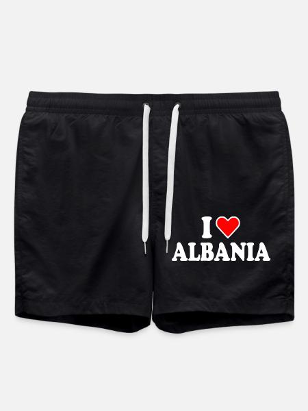 albania - Swim Trunks - black