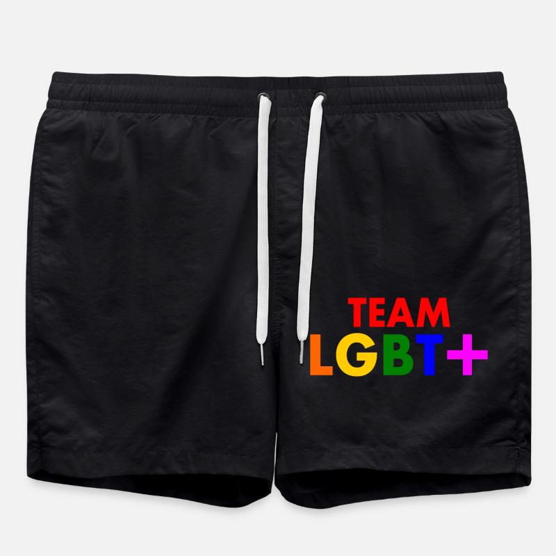 Lgbt - Badeshorts - Schwarz