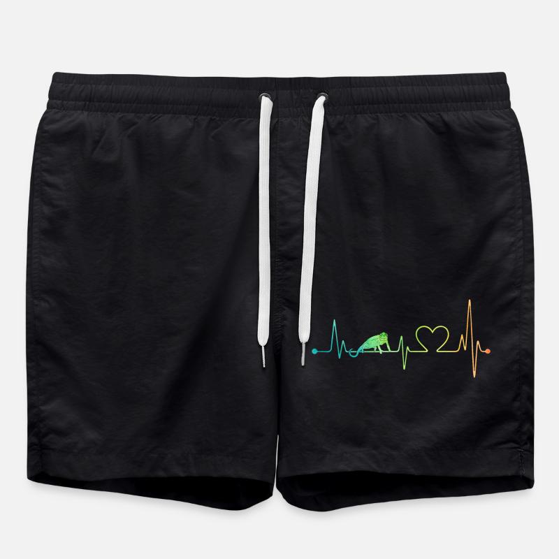 Chameleon Heartbeat - Short de bain - noir