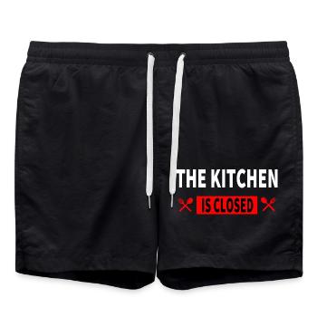 Cuisine - Short de bain - noir - Devant - AI Model Male 185 light (185cm)