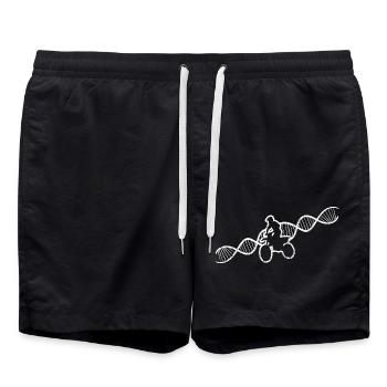 Motorcycle Gift Moped Motorcyclist Motorcross - Swim Trunks - black - Front - AI Model Male 185 light (185cm)