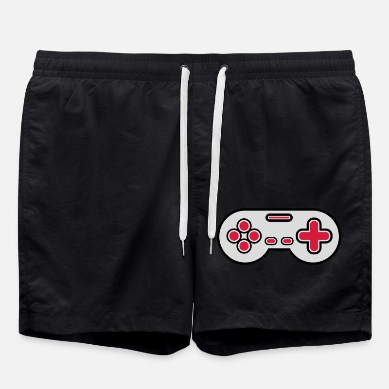 Alter Controller Retro Gamer - Badeshorts - Schwarz