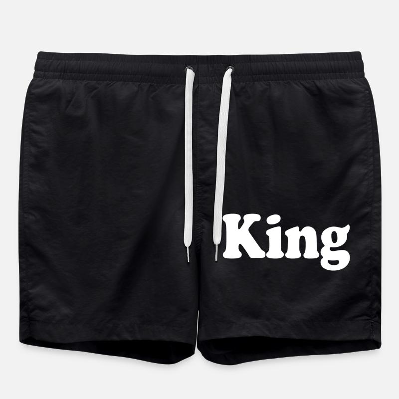 King - Badeshorts - Schwarz