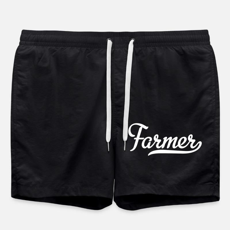 Farmer - Swim Trunks - black