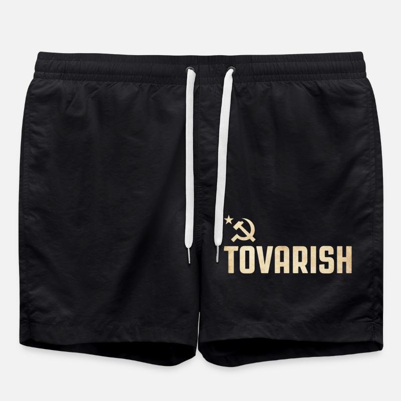Tovarish - Swim Trunks - black