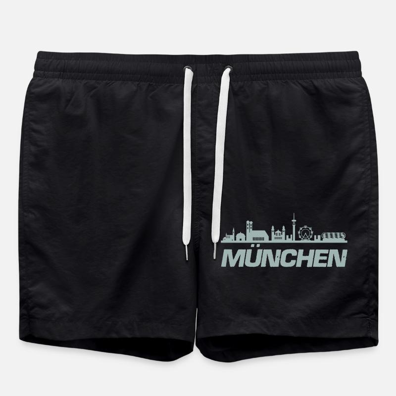 Horizon de Munich - Short de bain - noir
